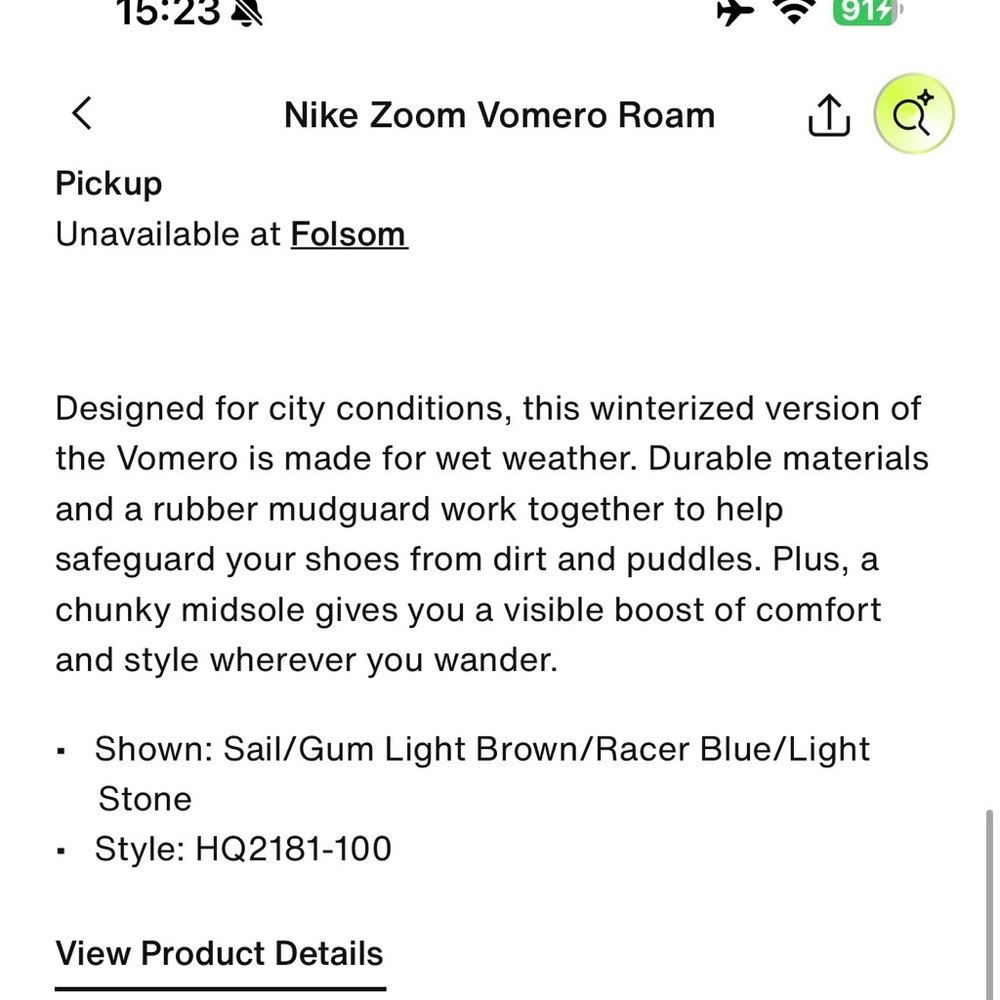 Nike Zoom Vomero Sneakers in Cream and Tan - Picture 6 of 13